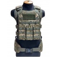 Комплект плитоноска M, L, XL з підсумками та ремінно-поясна система (РПС) піксель Комплект плитоноска M, L, XL з підсумками та ремінно-поясна система (РПС) піксель